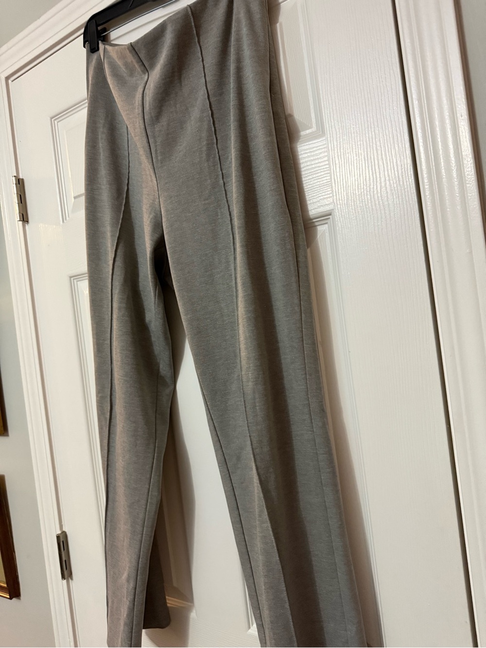 Light Gray Tailored Ponte Pants by Chicos size 2 (US 12/14)